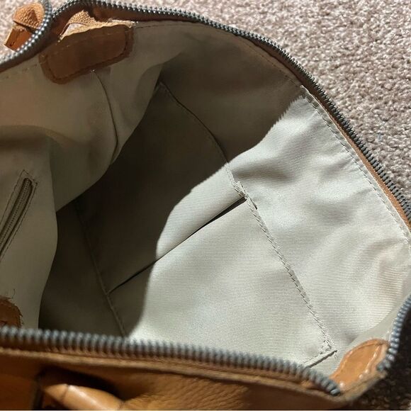 American Leather Co Jamestown light brown leather tote - Picture 7 of 16